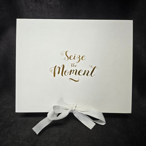 Seize The Moment JumpOff Jo Milestone Newborn Bodysuit Set Gold Glitter No Print - Picture 10 of 11